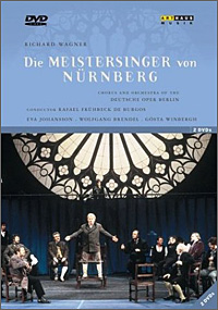 Mästersångarna i Nürnberg: Arthaus, 100 152. Dirigent: Rafael Frühbeck de Burgos. Wolfgang Brendel, Gösta Winbergh, Eike Wilm Schulte med flera.