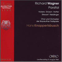 Parsifal: Orfeo, . Dirigent: Hans Knappertsbusch. Jon Vickers, Barbro Ericson, Hans Hotter med flera.